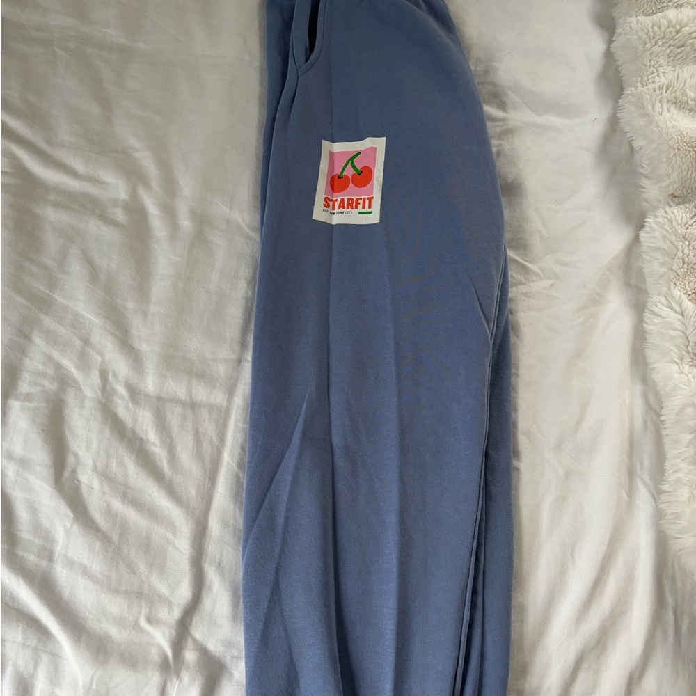 Blue Relaxed Fit Joggers with Soft Cotton Blend
